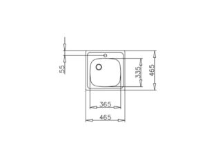 Мийка Teka UNIVERSAL 465.465 1B код 40109613 - 2
