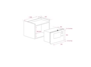 Мікрохвильова піч Teka ML 825 TFL BK код 112000003 - 2