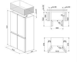 Холодильник Smeg FQ I60KD - 15
