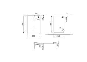 Варильна поверхня Smeg SIM 6323R - 2
