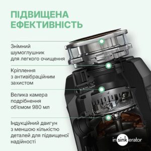 Подрібнювач In-sink-erator Evolution Plus 1000 - 12