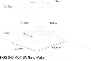 Варильна поверхня Interline HGG 540 MGT BA Nano Matte - 6