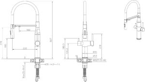 Змішувач Interline Lixio Neo MIX Maat Black - 2