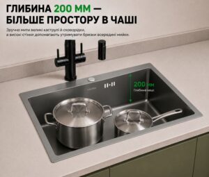 Мийка Interline GRAND Grafit PR - 3