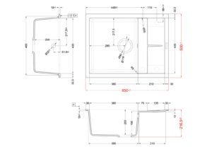 Мийка Elleci Unico 125 tortora 43 - 7