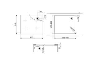 Варильна поверхня Smeg SIM 3644MB - 5