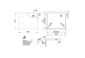 Варильна поверхня Smeg SIM 3644D - 9
