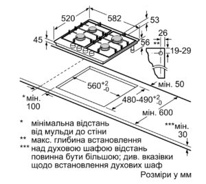 Варильна поверхня Bosch PGP 6B6K90R - 6