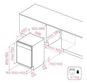 Посудомийна машина Teka DFI 46720 код 114270036 - 6