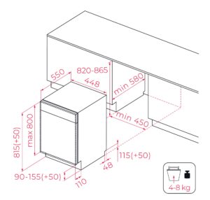 Посудомийна машина Teka DFI 44850 код 114310008 - 6