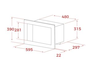 Мікрохвильова піч Teka MS 6200 BIS SS код 112070008 - 7