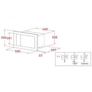 Мікрохвильова піч Teka MS 6200 BIS SS код 112070008 - 11