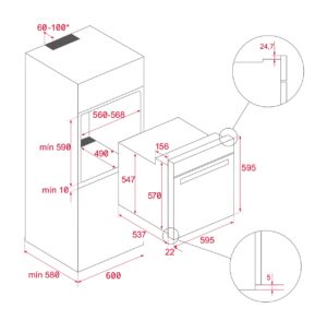 Духова шафа Teka HSB 6350 SS код 111010068 - 10