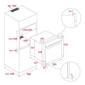 Духова шафа Teka HSB 6150 WH код 111010062 - 11