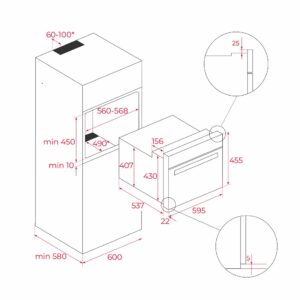 Духова шафа Teka HSC 6440 C SS код 111170002 - 8