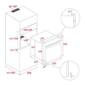 Духова шафа Teka HLB 84 P VGogh код 111000096 - 11