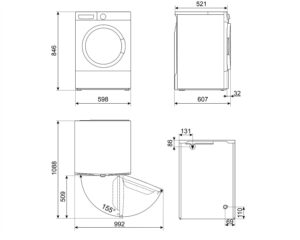 Сушильна машина Smeg DNP 82SEIN - 2