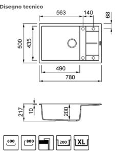 Мийка Elleci UNICO 310 Nuvola 79 - 3