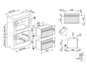 Духова шафа Smeg SO 4102M1B3 - 3