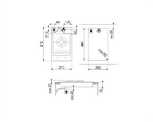 Варильна поверхня Smeg PGF 31G2 - 3