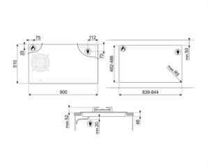 Варильна поверхня Smeg PM 6954R - 7