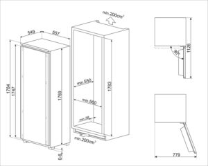 Холодильник Smeg S 9L174D1D - 5