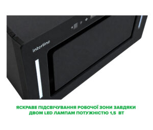 Витяжка Interline JOLLY BL A/60/GL/K Nano Matte - 6