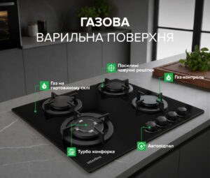 Варильна поверхня Interline SGV 584 MCH BB - 2