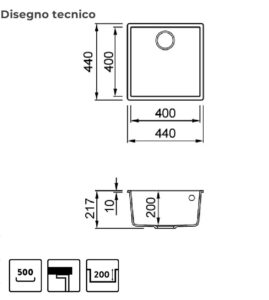 Мийка Elleci Q 102 under top Nuvola 79 - 3