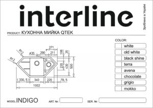 Мийка Interline INDIGO Maat Black - 5
