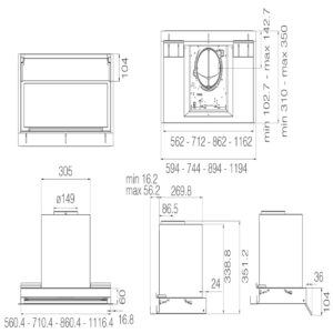 Витяжка Elica BOXIN ADVANCE PLUS @ IX/A/90 - 4