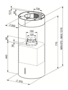 Витяжка Faber CYLINDRA ISOLA Gloss EG8 ELN WH A37 - 2