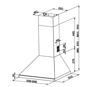 Витяжка Faber STRIP EG8 PB AV/BRA A90 - 2