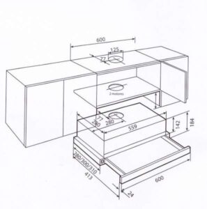 Витяжка Teka TL1 62 нерж. - 2