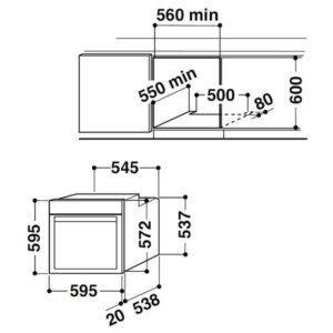 Духова шафа Whirlpool AKP 288 JA - 2