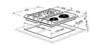 Варильна поверхня Smeg SRV 532GH - 4