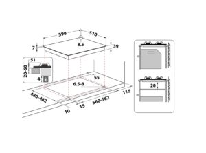 Варильна поверхня Whirlpool GMA 6422/IX - 2