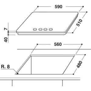 Варильна поверхня Whirlpool GMA 6422/IXL - 2
