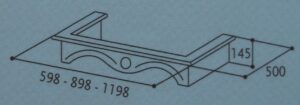 Аксесуар Faber Комплект кантов C8 60cm(Italy) - 2