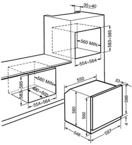 Духова шафа Smeg SF 6390XE - 2