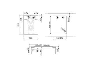 Варильна поверхня Smeg PV 632CNR - 3