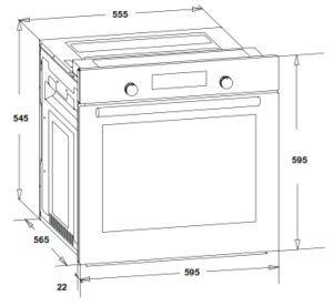 Духова шафа Interline HK 460 IX - 2