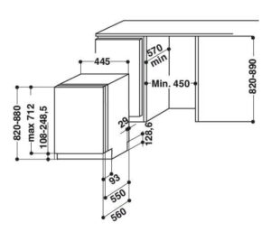 Посудомийна машина Interline DWI 4510 - 2