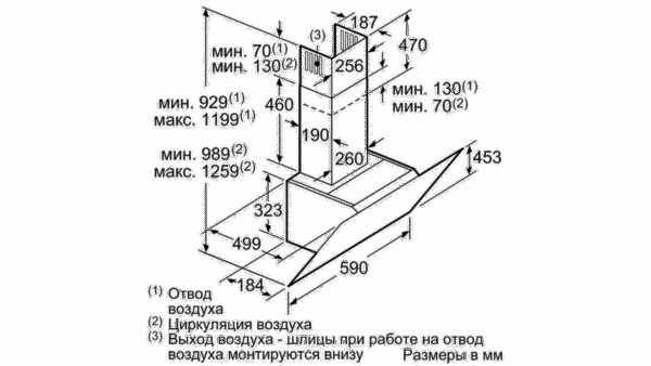 Витяжка Bosch DWK 67HM20 - 2