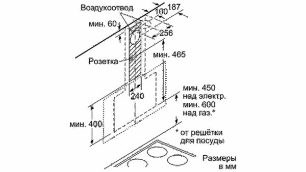 Витяжка Bosch DWK 67HM60 - 2