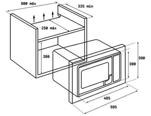 Мікрохвильова піч Teka ML 820 BIS (WISH, Maestro) код 40584200 - 2