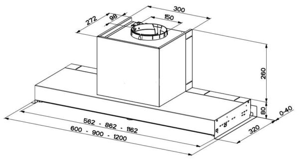 Витяжка Faber IN-NOVA SMART X A120 FA - 2