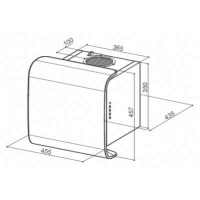 Витяжка Faber CARRE’ INOX F45 - 2