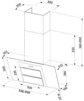Витяжка Faber NORTHIA EV8 WH A60 - 2