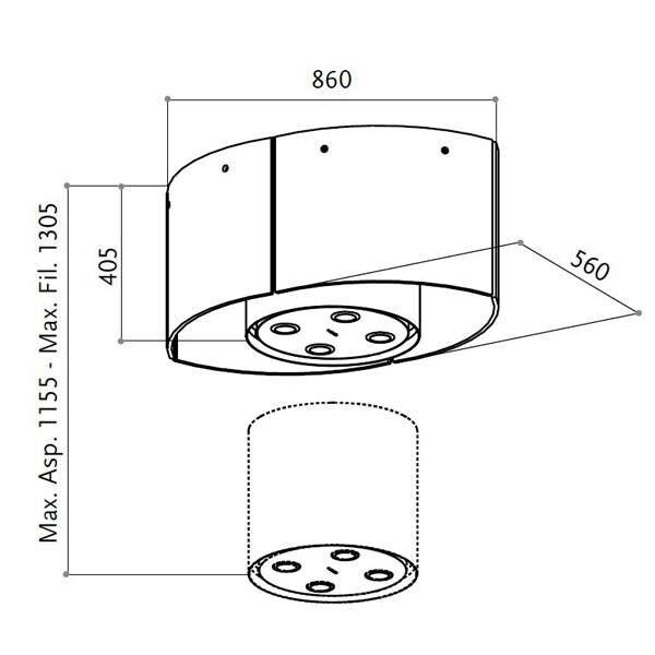 Витяжка Faber NEST EVO PLUS (SET) - 2